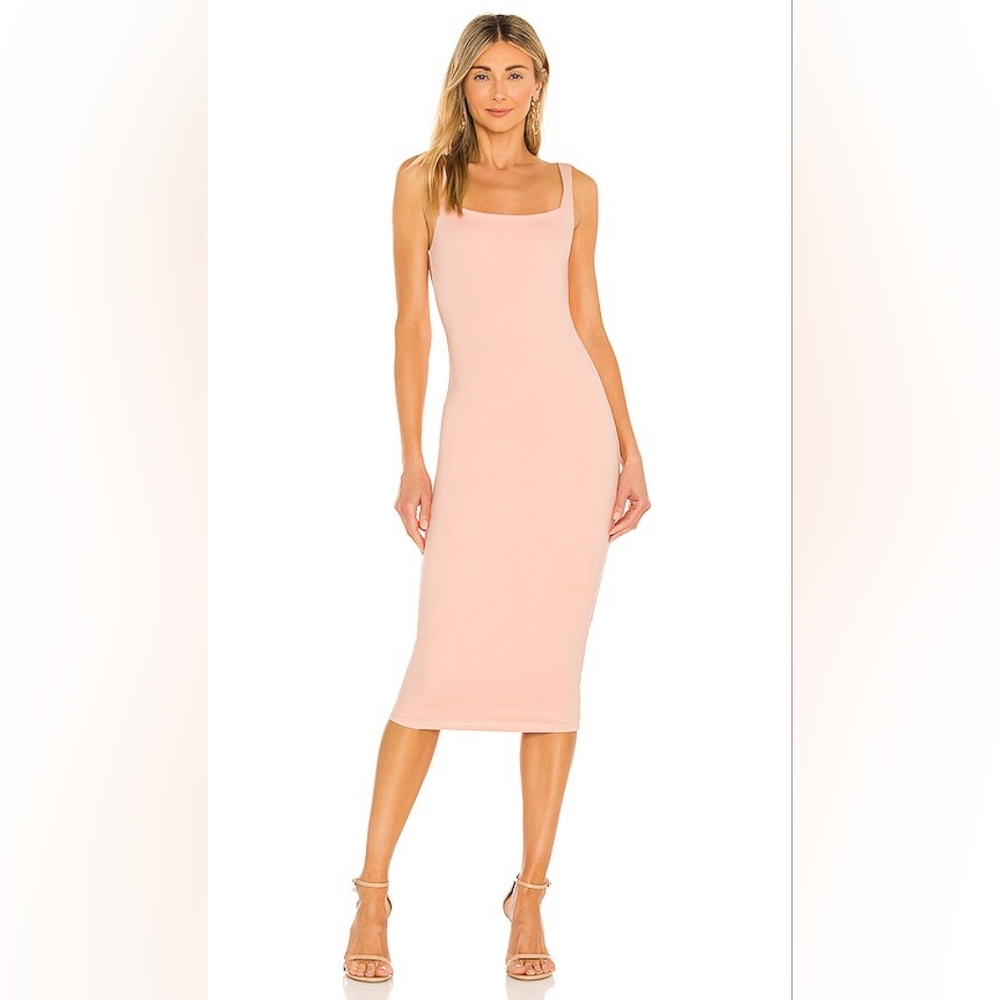 ✨️NWT Lovers + Friends Donatella Blush Midi Dress Size XS